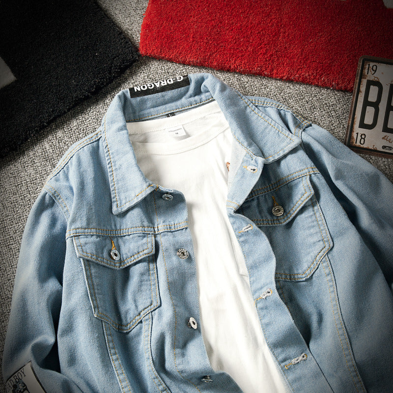 Casual denim jacket clothes - Heritage cosmetics and beauty care