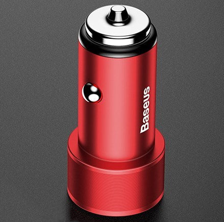 Small Screw Car Charger Dual USB QC3.0 36W Flash Charger Heritage cosmetics and beauty care