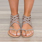 Criss Cross Sandals - Heritage cosmetics and beauty care