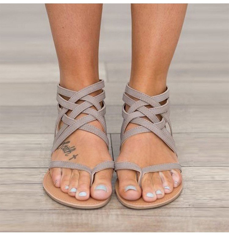 Criss Cross Sandals - Heritage cosmetics and beauty care