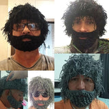 Halloween party spoof knit wool hats handmade beard men and women wig hats - Heritage cosmetics and beauty care