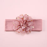 Cotton Elastic Baby Hair With Bow Flowers - Heritage cosmetics and beauty care