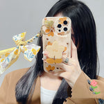 Autumn Leaves And Flowers With Bow Silk Scarf Phone Cases Heritage cosmetics and beauty care