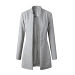 jacket blazer Women for Work white Fashion Formal female - Heritage cosmetics and beauty care