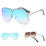 Sunglasses, men, women, men and women, sunglasses, frameless, rivet, personality glasses - Heritage cosmetics and beauty care