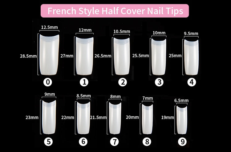 500 French nails - Heritage cosmetics and beauty care