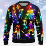 Polyester Round Neck Printed Men's Sweater