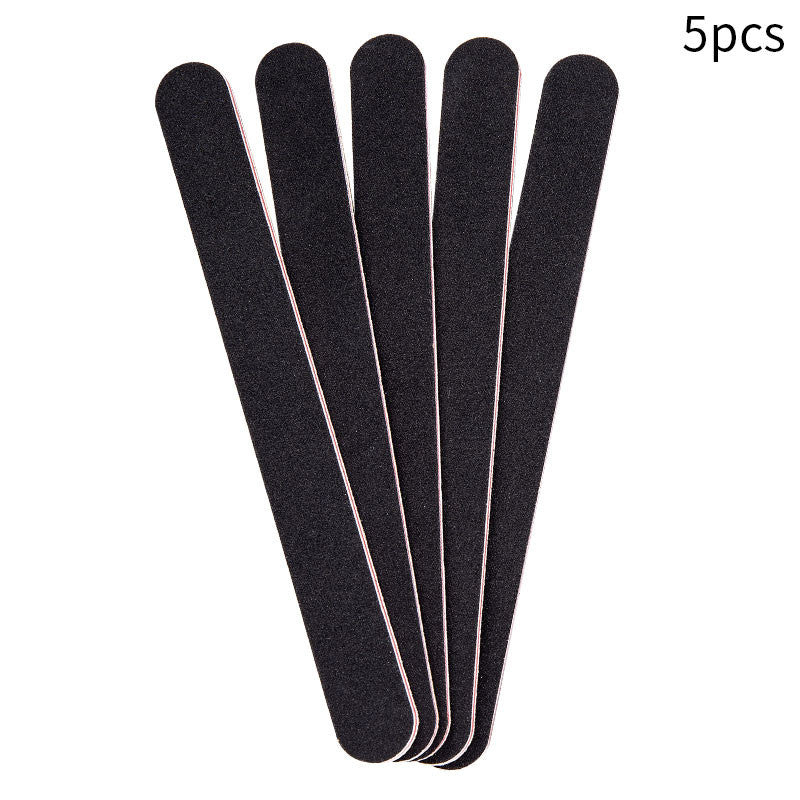 Red Heart Black File Polishing Strip Scrub Nail Tools - Heritage cosmetics and beauty care