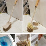 Wooden Household Handle Toilet Brush Cleaning Tools Bathroom Cleaning Brush Kitchen Floor Cleaner Brushes - Heritage cosmetics and beauty care