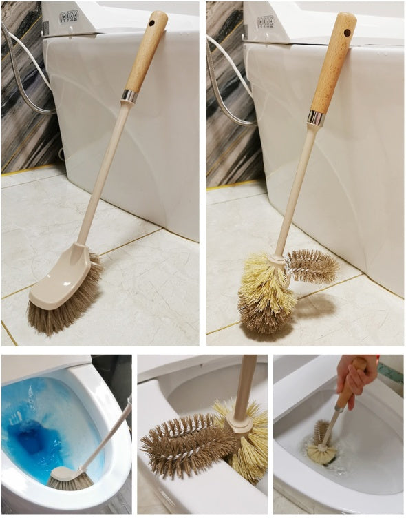 Wooden Household Handle Toilet Brush Cleaning Tools Bathroom Cleaning Brush Kitchen Floor Cleaner Brushes - Heritage cosmetics and beauty care