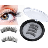 3D double magnet false eyelashes 24P double magnet false Mascara free magnetic false eyelash double magnet eyelashes - Heritage cosmetics and beauty care