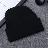 Autumn and winter warm knit hats Mood for years embroidery men and women fashion wild caps - Heritage cosmetics and beauty care