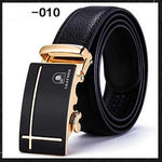 Two-layer leather belt business men's smooth automatic buckle leather belt - Heritage cosmetics and beauty care