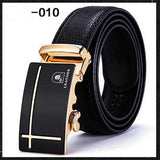 Two-layer leather belt business men's smooth automatic buckle leather belt - Heritage cosmetics and beauty care