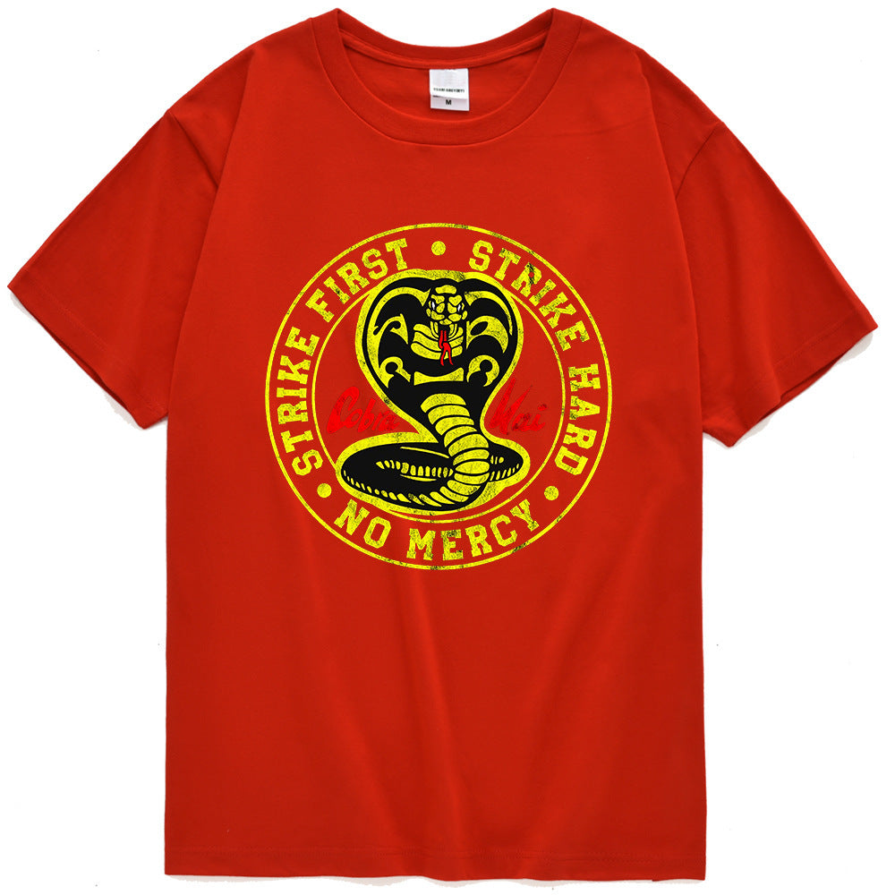 Clothes Cobra T-shirt Tide Brand Street Sports Clothes - Heritage cosmetics and beauty care