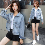 Real Shot Casual Denim Jacket Women Loose Short - Heritage cosmetics and beauty care