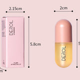 Day Night Instant Volume Lip Plumper Oil Clear Lasting Nourishing Repairing Reduce Lip Fine Line Care Lip Beauty Cosmetic - Heritage cosmetics and beauty care