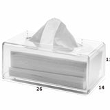 Transparent Acrylic Tissue Box Paper Extraction Box - Heritage cosmetics and beauty care