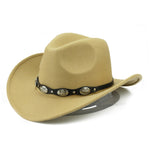 Punk Style Cowboy Hats And Felt For Men And Women - Heritage cosmetics and beauty care