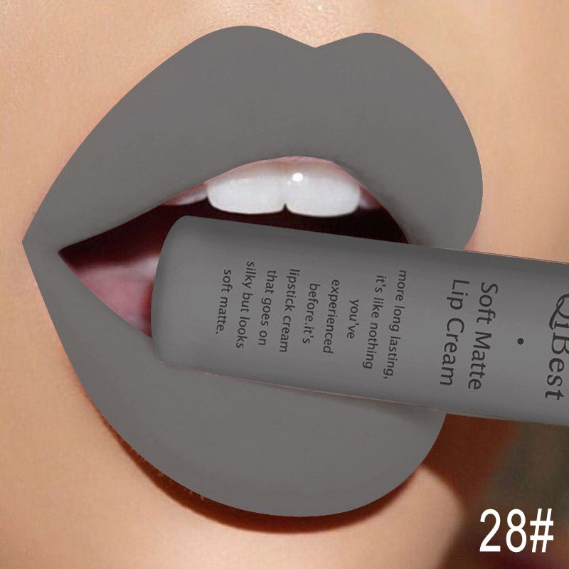 Qibest makeup brand matte lipstick - Heritage cosmetics and beauty care