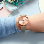 Compatible with Apple, Hot Fashion Simple Style New Ladies Hook Buckle Alloy Watches Women Wristwatch Quartz Female Clock Gifts Relogios Feminino - Heritage cosmetics and beauty care