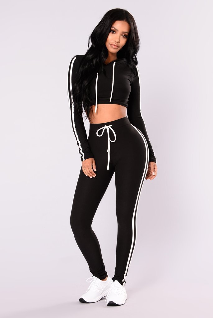 Women Ladies Tracksuit Crop Top Hoodies Sweatshirt Pants Sets Slim Wear Casual Suit Heritage cosmetics and beauty care