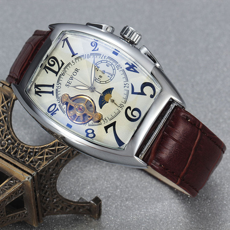 Si SEWOR Men Mechanical Watches Tourbillon Watch The Stars Through The End Of Full Automatic Mechanical Watches - Heritage cosmetics and beauty care