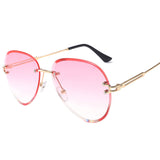 foreign trade rimless Sunglasses - Heritage cosmetics and beauty care