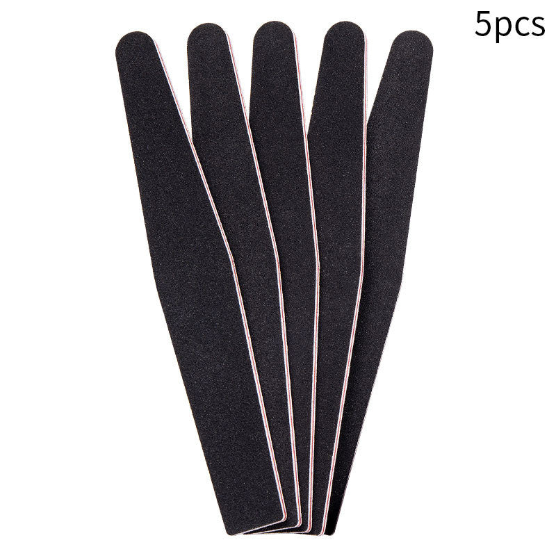 Red Heart Black File Polishing Strip Scrub Nail Tools - Heritage cosmetics and beauty care