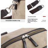 Fashion Men's Retro Canvas Out Luggage Business Travel Handbag - Heritage cosmetics and beauty care