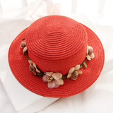 Women's Sun Garland Beach Outdoor Top Hat Sun Protection - Heritage cosmetics and beauty care