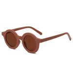 Frosted Round Frame Sunglasses Fashion Men's And Women's Sunglasses Heritage cosmetics and beauty care