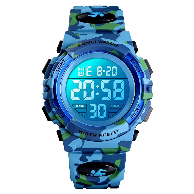 Colorful led outdoor sports children's electronic watch - Heritage cosmetics and beauty care