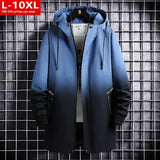 Spring And Autumn Trendy Men's Clothing All-matching Hooded Trench Coat - Heritage cosmetics and beauty care