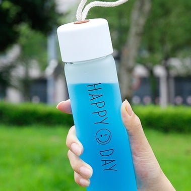 Glasses portable cups kids creative water bottles Korea lovely simple - Heritage cosmetics and beauty care