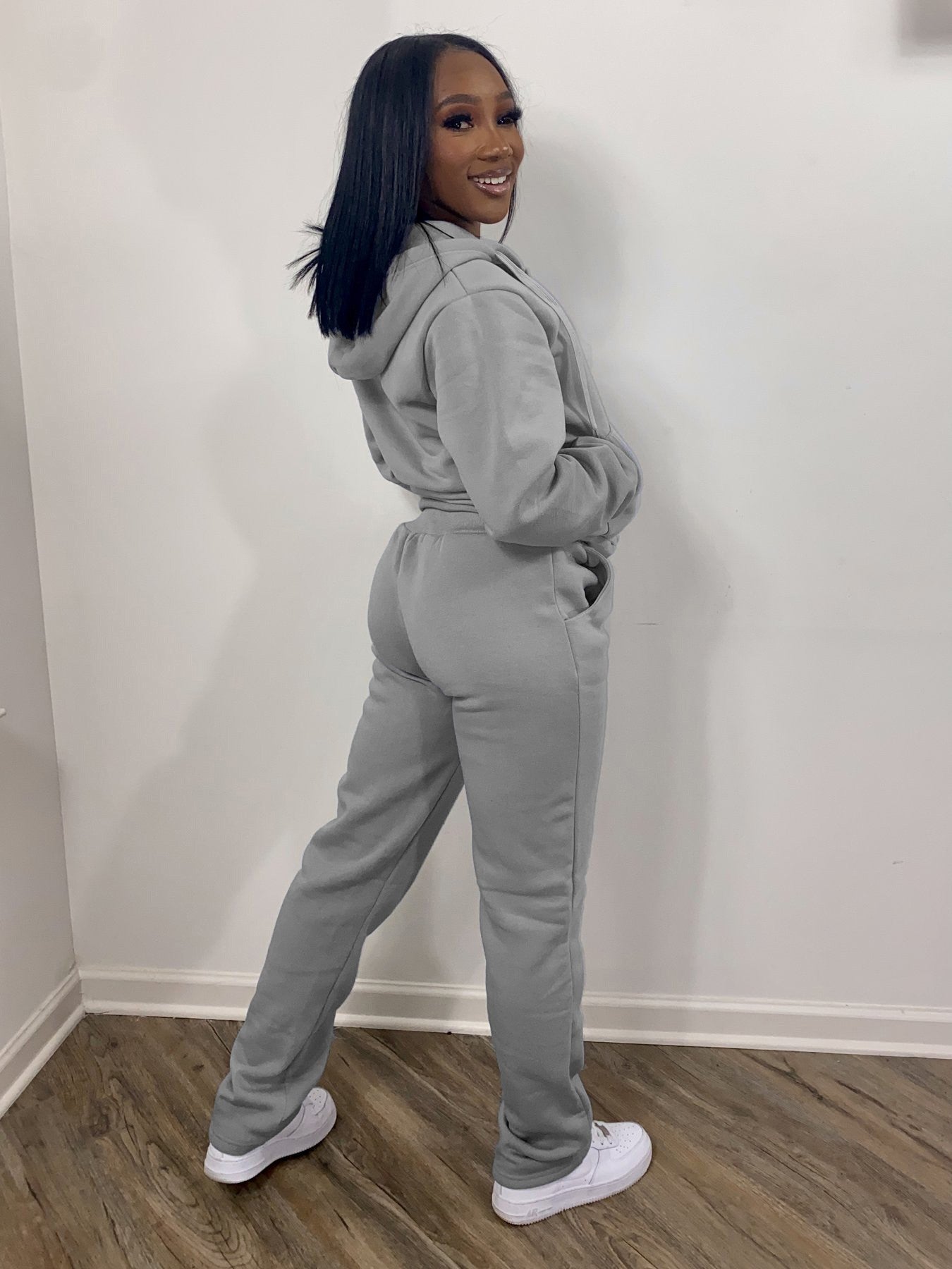 Women Sweatsuit Set 2 Piece Outfits Casual Hoodies Tops And Sweatpants Jogger Tracksuits Loose Trousers - Heritage cosmetics and beauty care