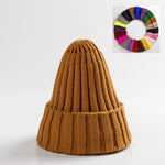 New Woolen Curly-brimmed Winter Warm Knitting Pointed Hats - Heritage cosmetics and beauty care