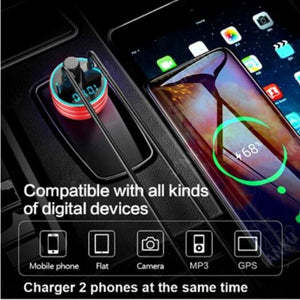 Bluetooth Transmitter Receiver Dual Usb Multifunction Car Charger Heritage cosmetics and beauty care