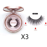 Reusable Magnetic Self-Adhesive Eyelashes No Eyeliner Or Glue Needed False Lashes Stable And Easy To Put On Natural Look And Waterproof Fake Eyelashes - Heritage cosmetics and beauty care