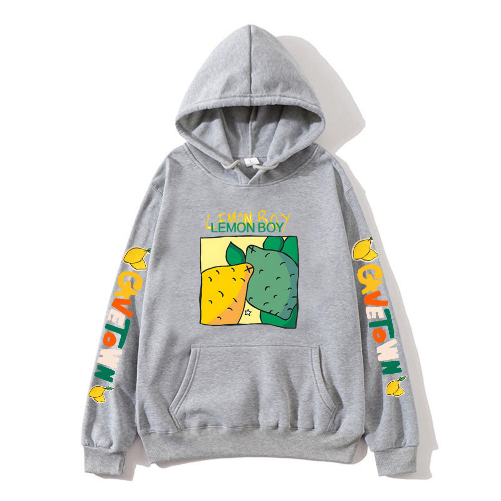 Cavetown Lemon Boy Cartoon Print Hoodies For Fans Mens Cartoon Heritage cosmetics and beauty care