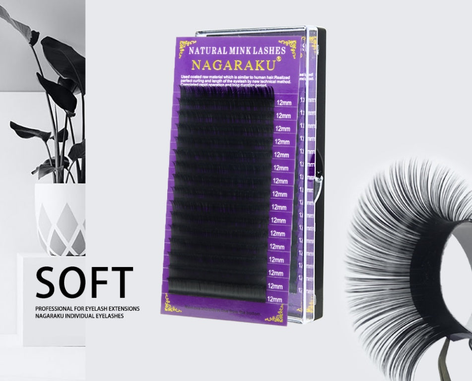 WOW16 Rows Faux Mink Individual Eyelash Lashes - Heritage cosmetics and beauty care