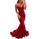 Sequin Evening Dresses For Women Formal  Long Prom Party Gowns - Heritage cosmetics and beauty care