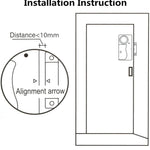 Door Closing Bell Reminder Burglar Alarm Household - Heritage cosmetics and beauty care