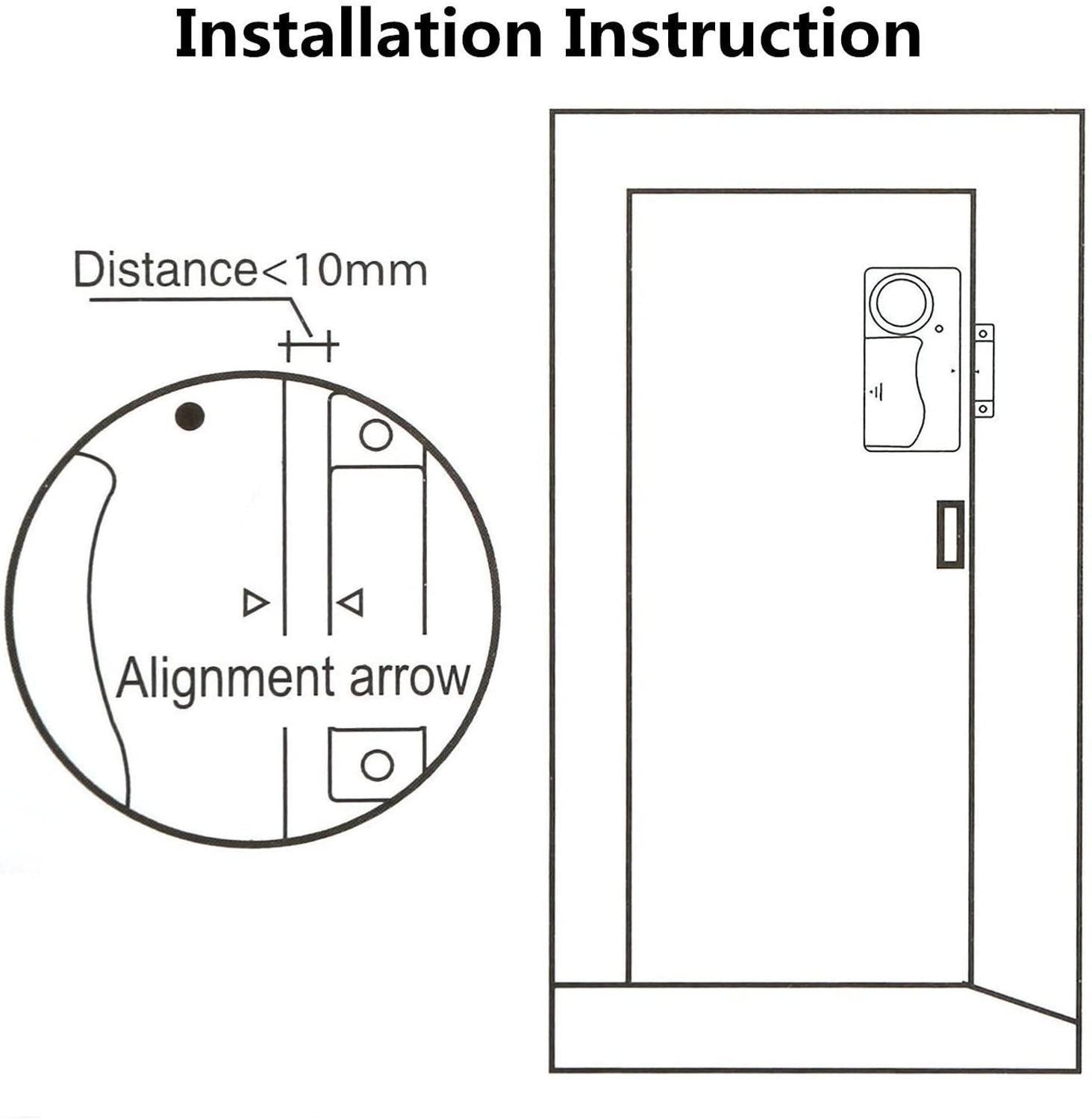 Door Closing Bell Reminder Burglar Alarm Household - Heritage cosmetics and beauty care