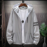 Men's Minimalist Ice Silk Sunscreen Suit Hooded Jacket - Heritage cosmetics and beauty care