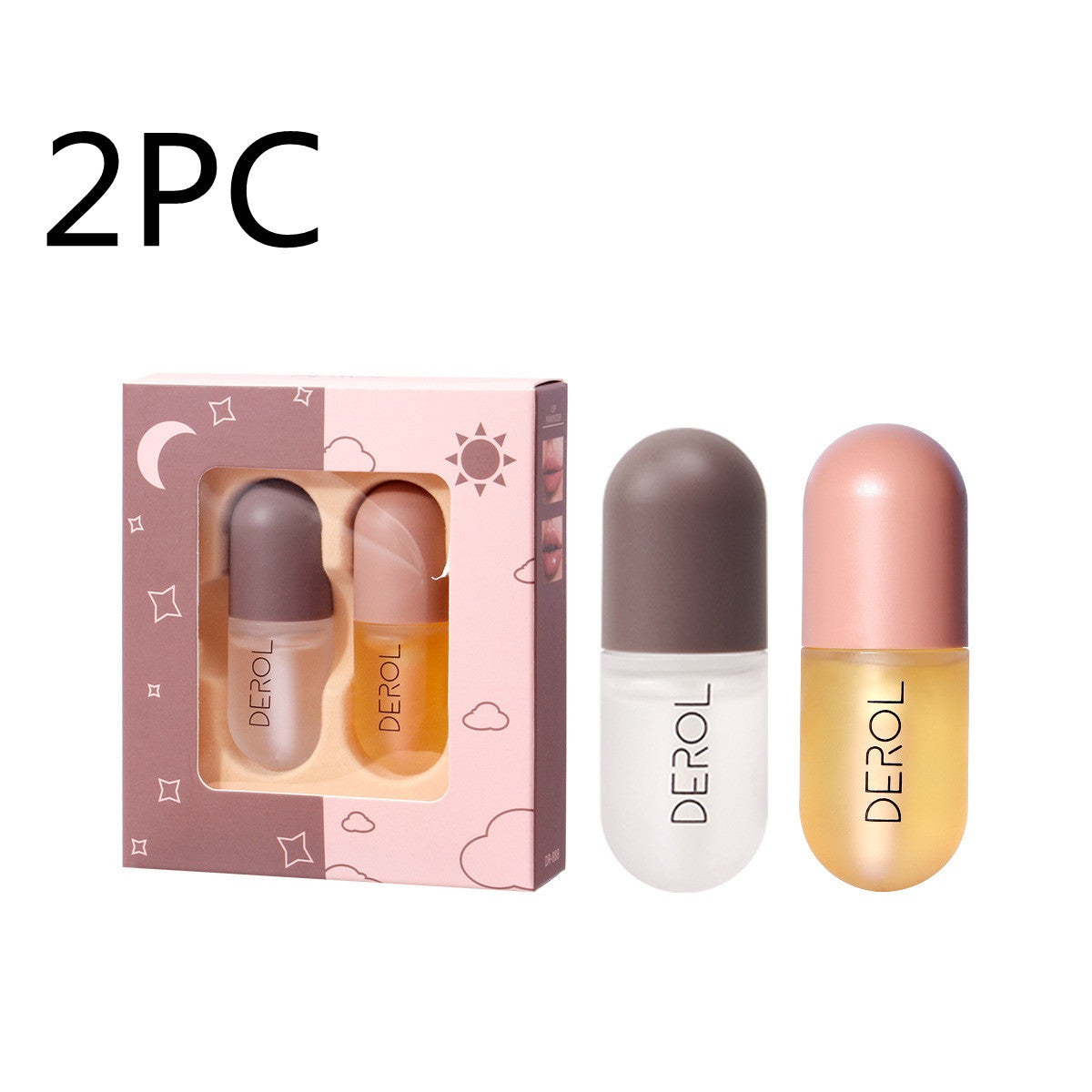 Day Night Instant Volume Lip Plumper Oil Clear Lasting Nourishing Repairing Reduce Lip Fine Line Care Lip Beauty Cosmetic - Heritage cosmetics and beauty care