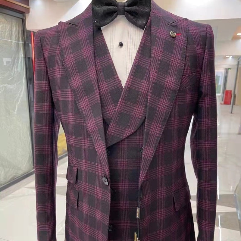 Wedding Formal Suit Three-piece Suit - Heritage cosmetics and beauty care