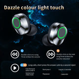 YD03 Wireless Bluetooth Headset TWS Large Screen Smart Digital Display In Ear Breathing Light - Heritage cosmetics and beauty care