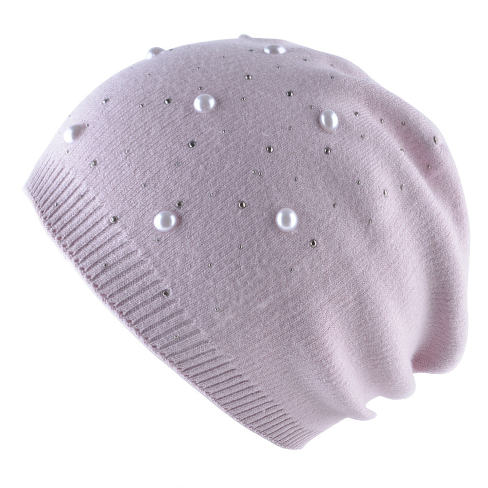 Warm Hot Drill Ladies Rabbit Fur Knitted Hat - Heritage cosmetics and beauty care