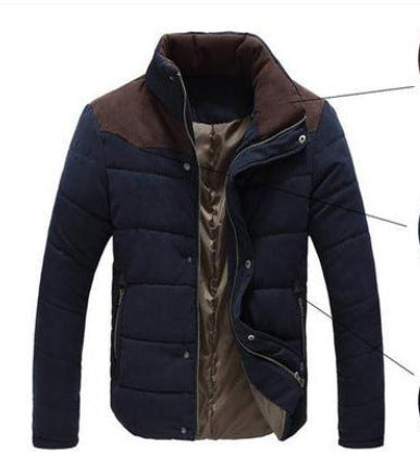 Warm Causal Parkas Male Outerwear Windbreak Jackets Coats - Heritage cosmetics and beauty care